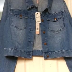 Women jean jacket size L